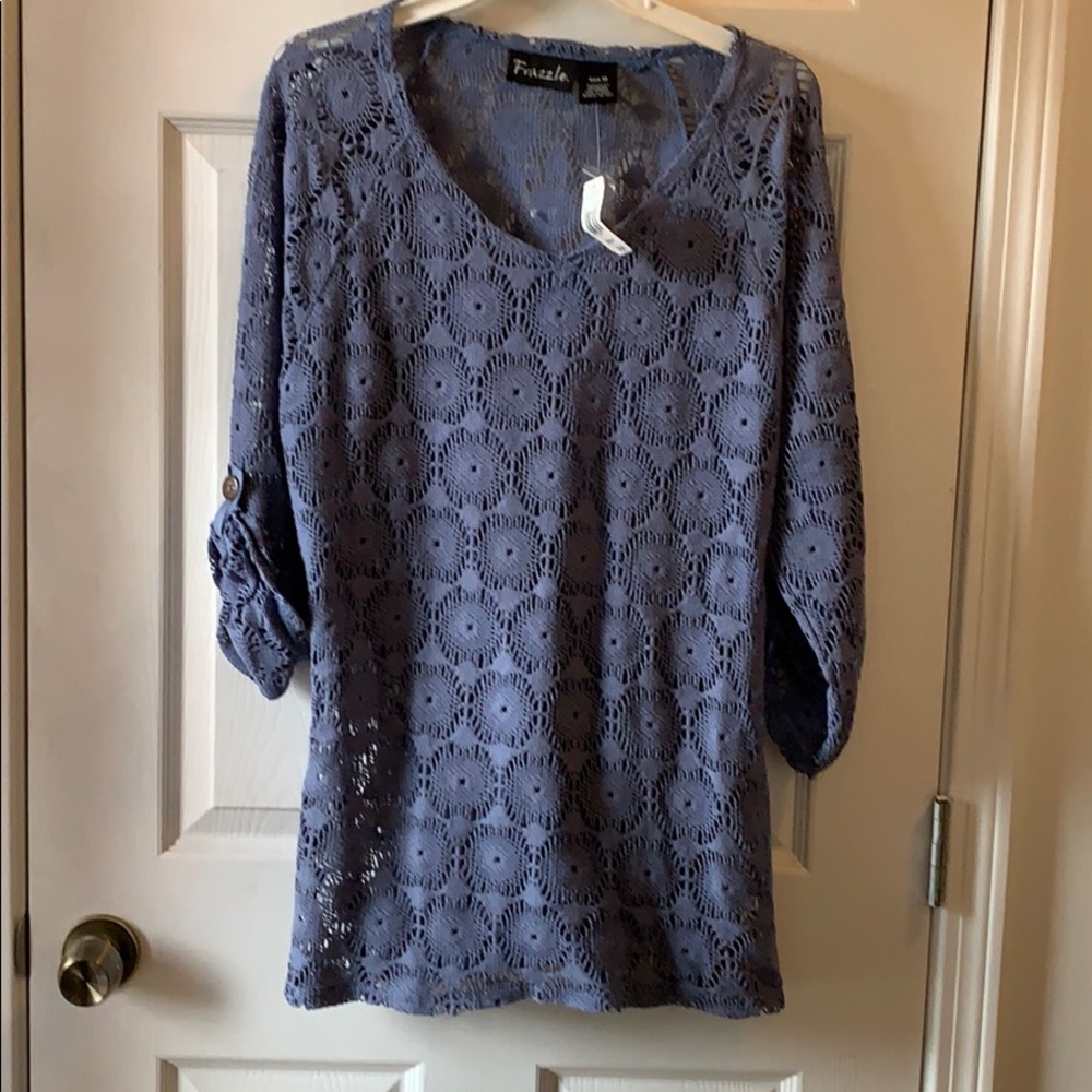 Frazzle Pullover Crochet Sweater